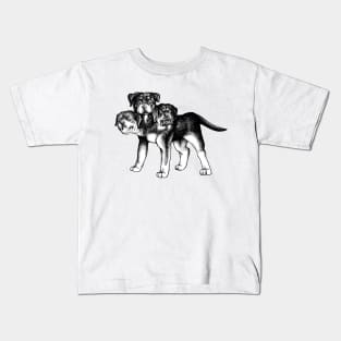 3 Good Boys in 1 Kids T-Shirt